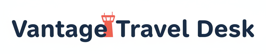 Vantage Travel Desk logo